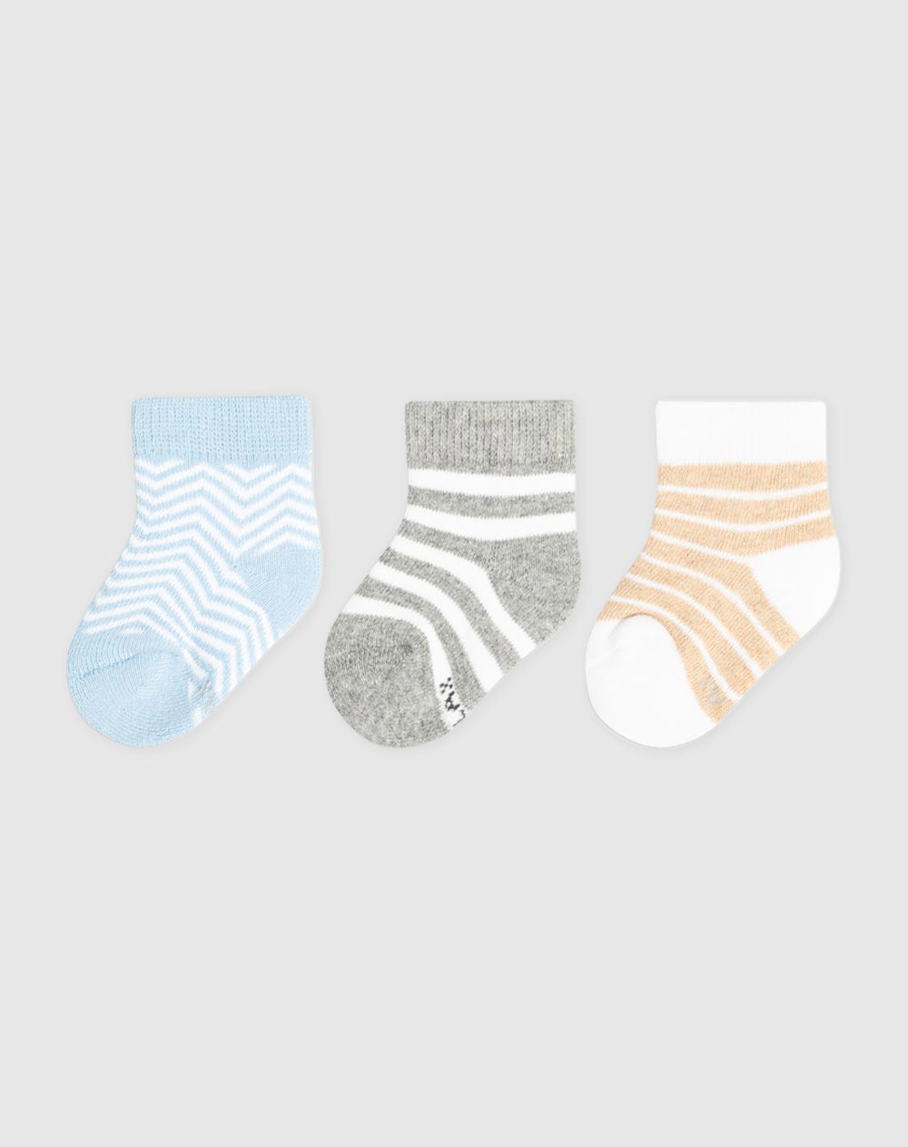 3 pares de medias largas surtido