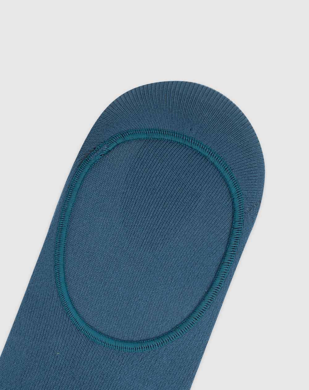 Medias para hombre tipo baleta protección en empeine azules