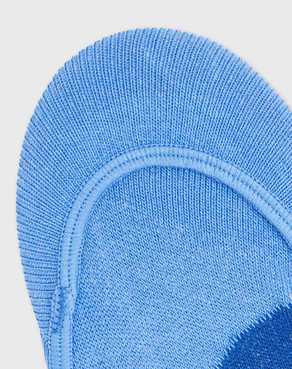 Medias para mujer tipo baleta escotadas azules