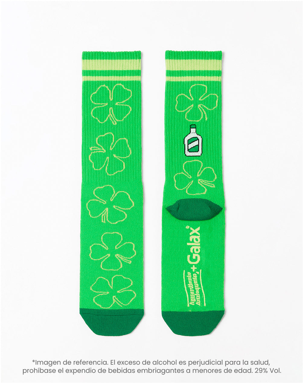 Medias largas verdes dibujo