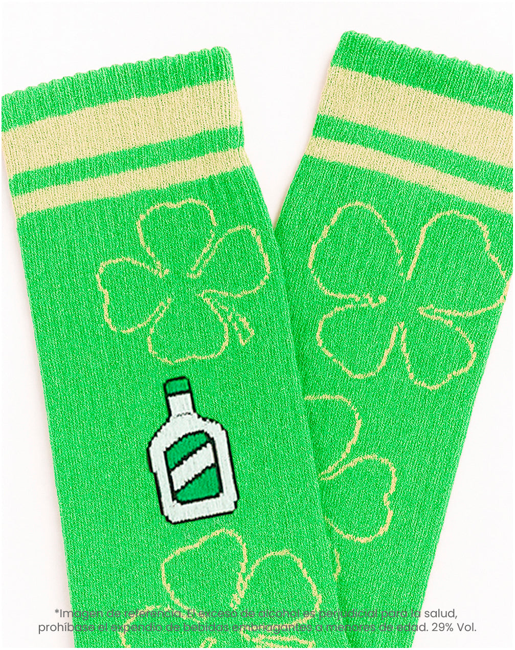 Medias largas verdes dibujo