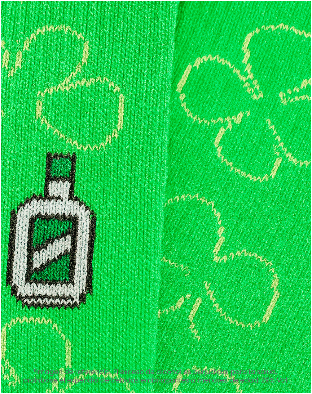 Medias largas verdes dibujo