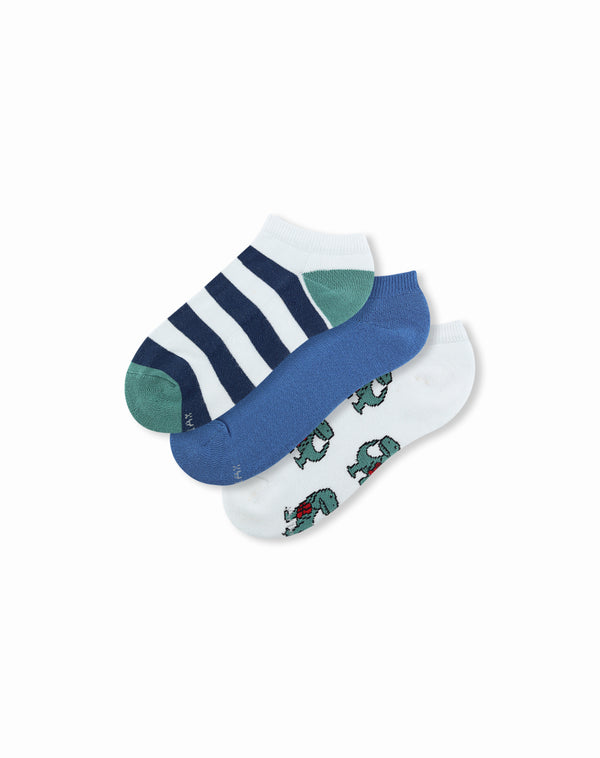 3 pares de medias tobilleras surtido