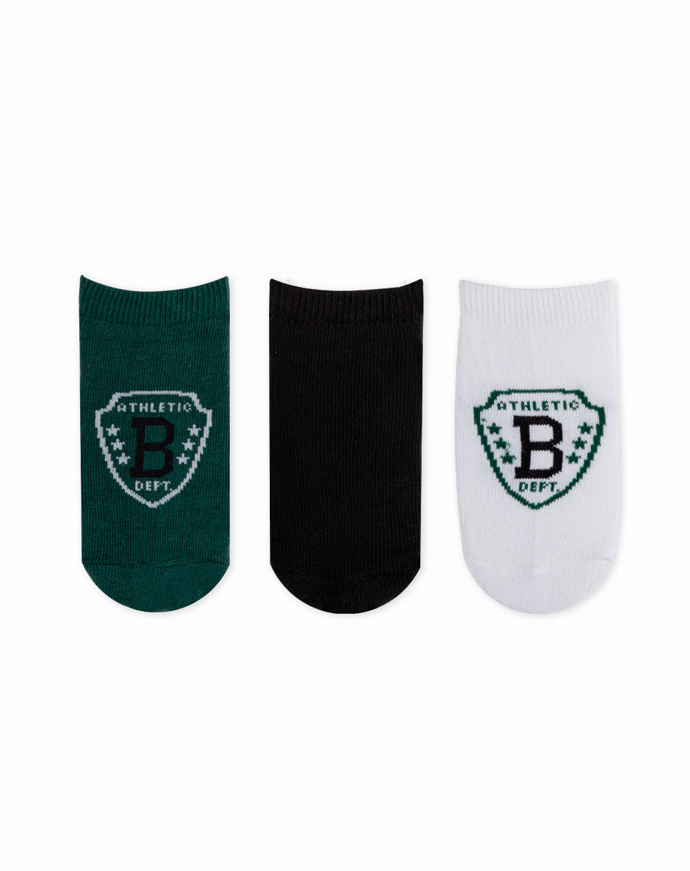 3 pares de medias tobilleras surtido