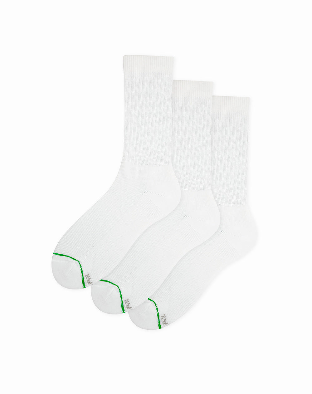 Medias para niños largas pisada suave paquete x3 unds blancas