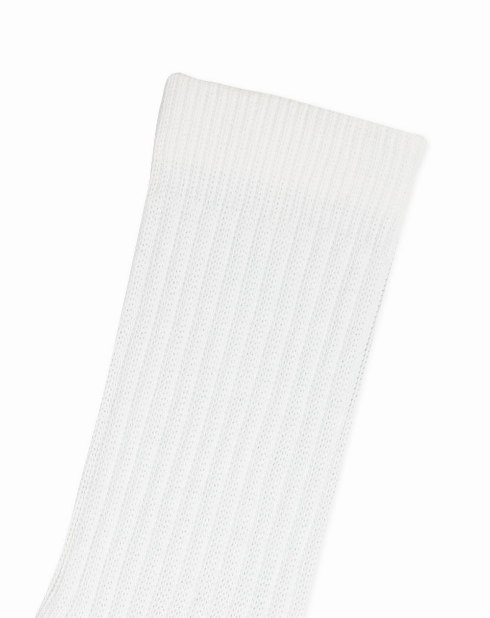 5 pares de medias largas blancas
