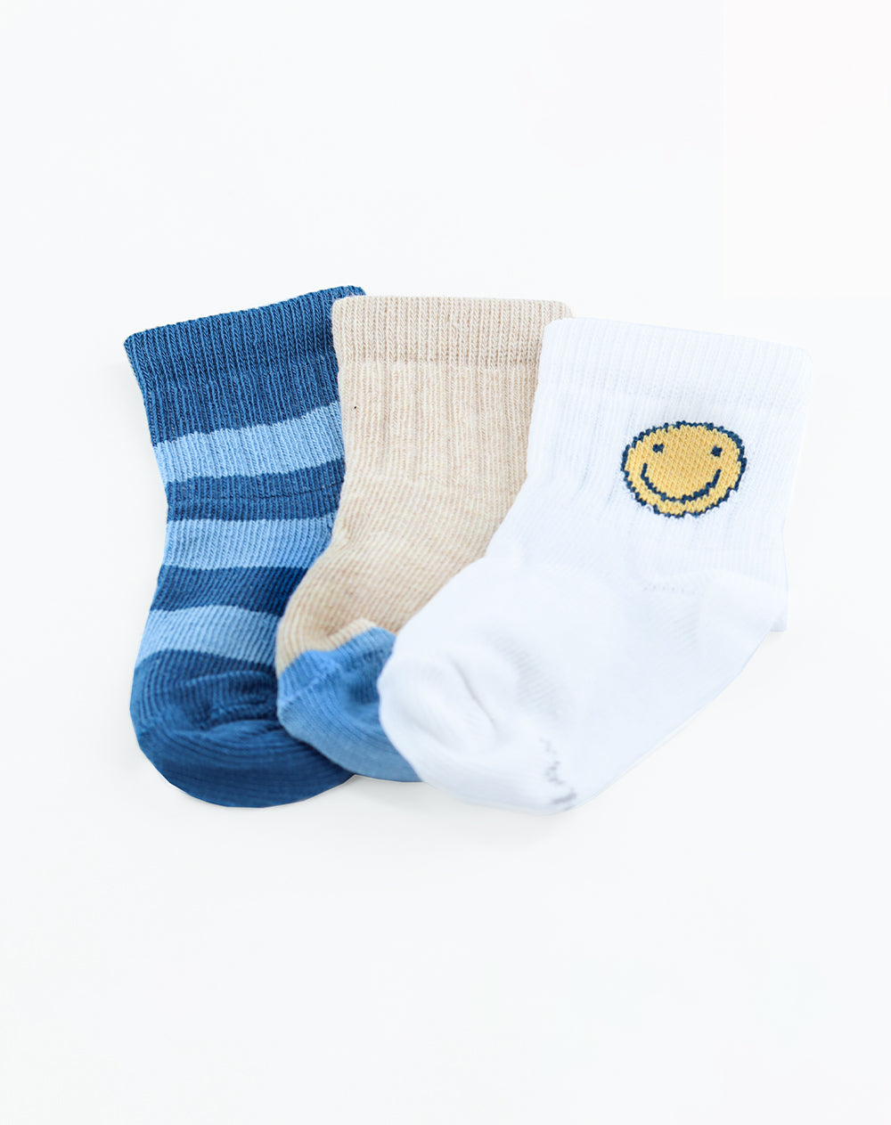 Medias bebé largas pack x3 surtido