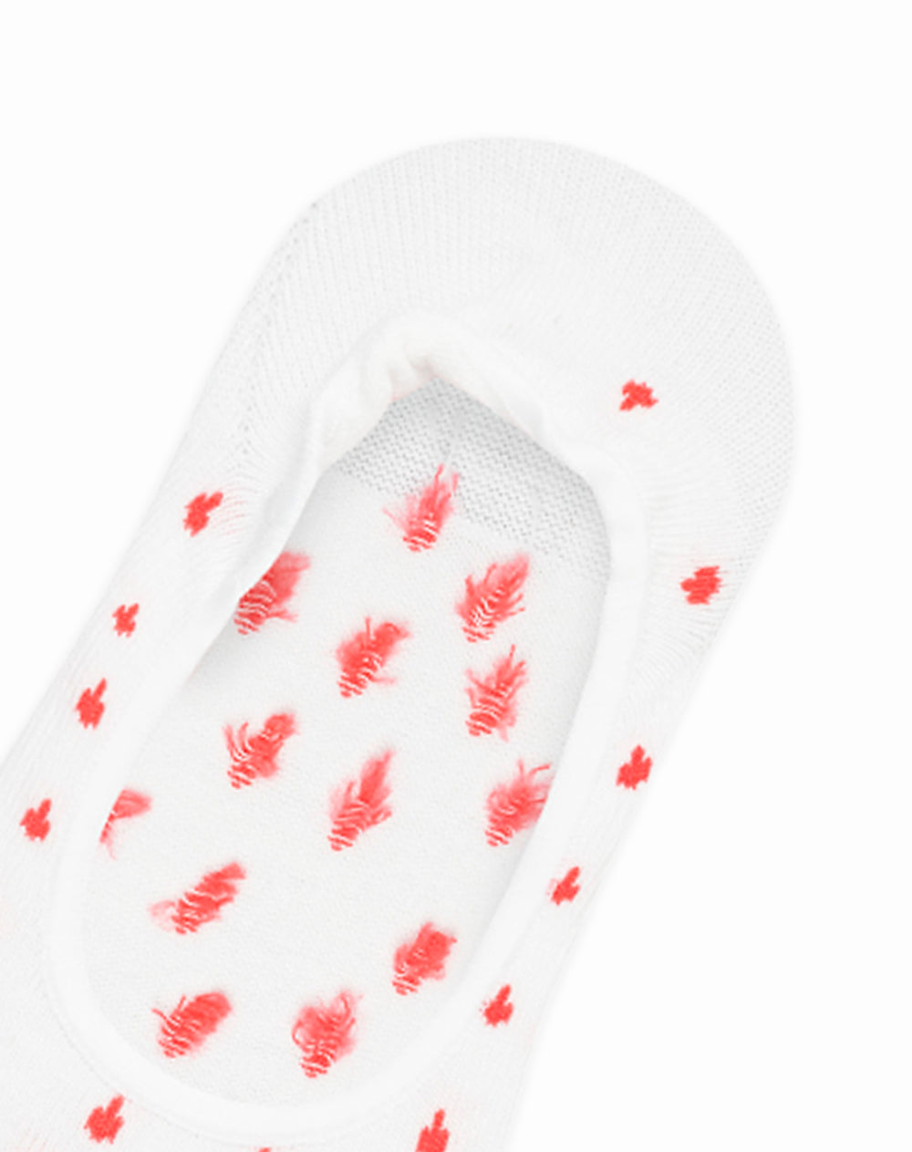 Medias para niñas tipo baleta  blancas con figuras