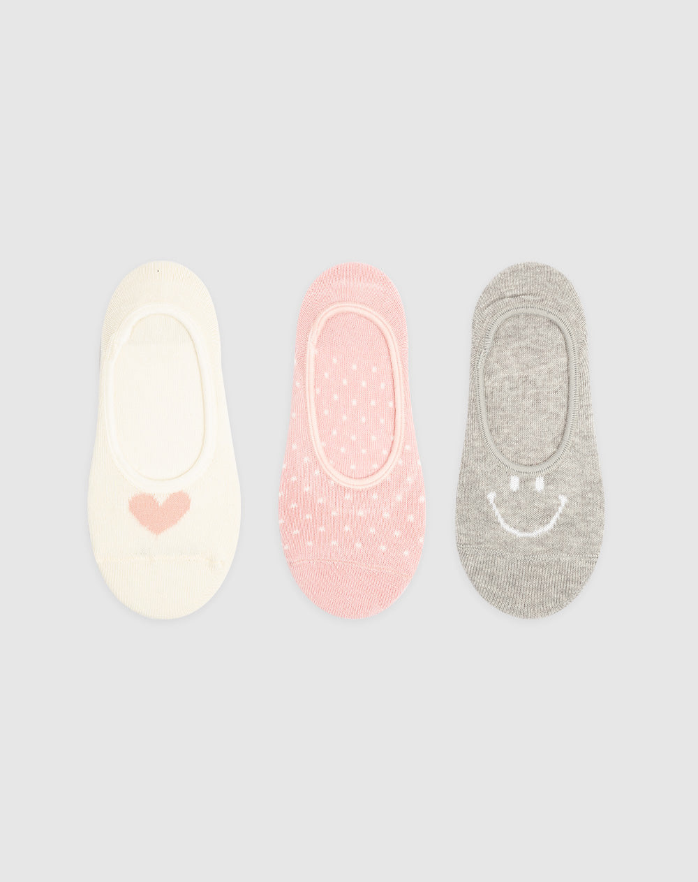 Medias para niñas tipo baleta paquete x3 unds surtidas