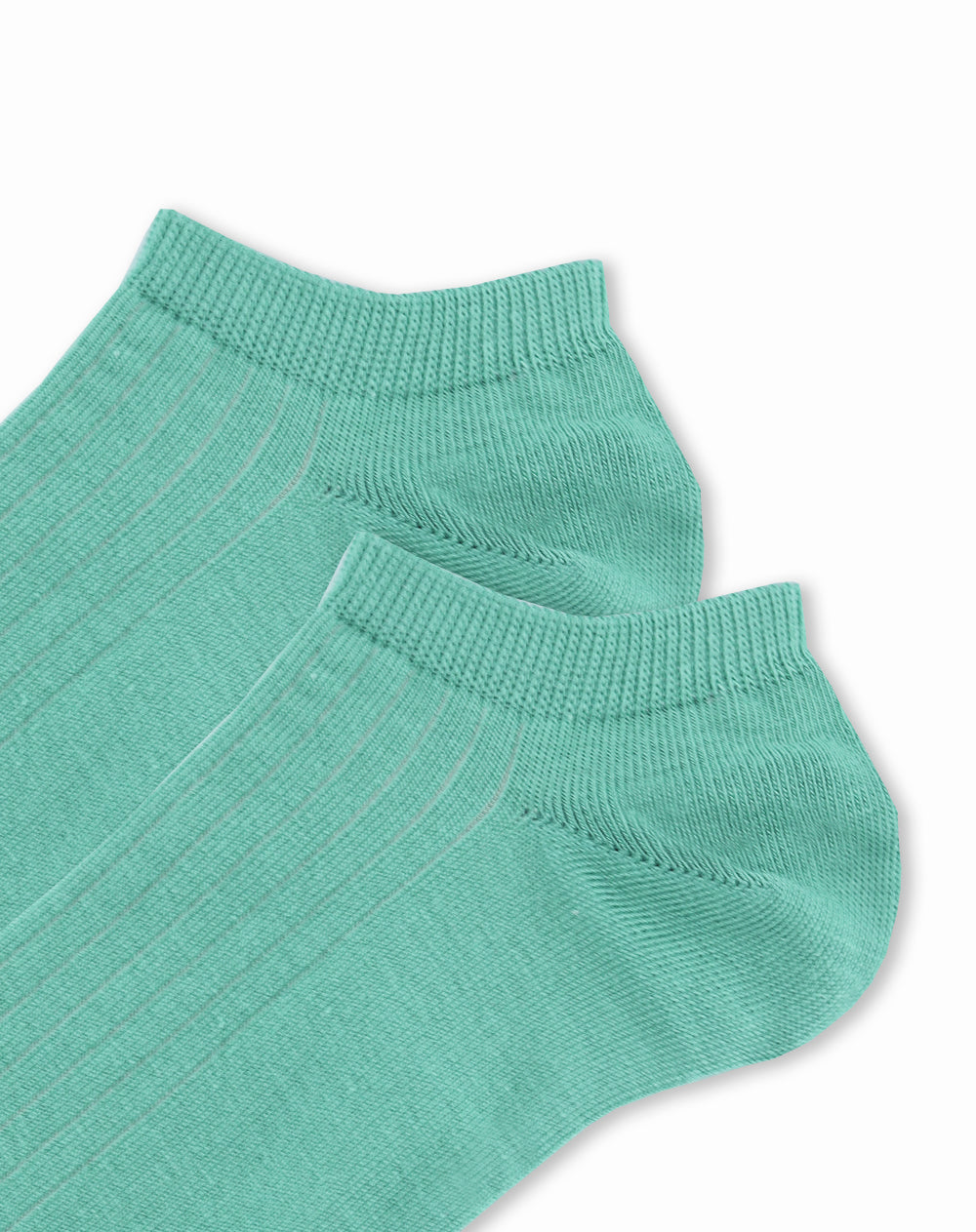 Medias tobilleras verdes rayas