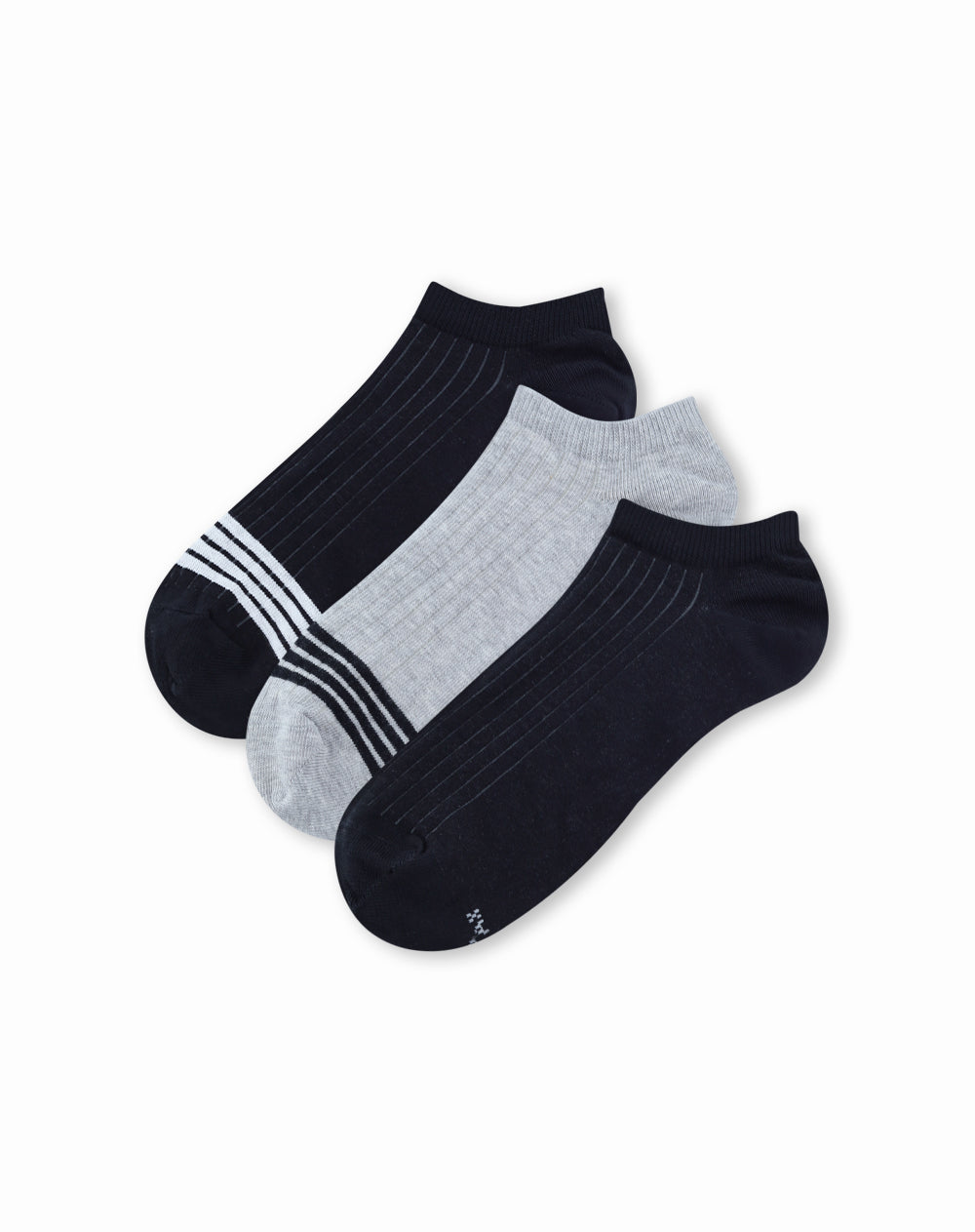 3 pares de medias tobilleras surtido