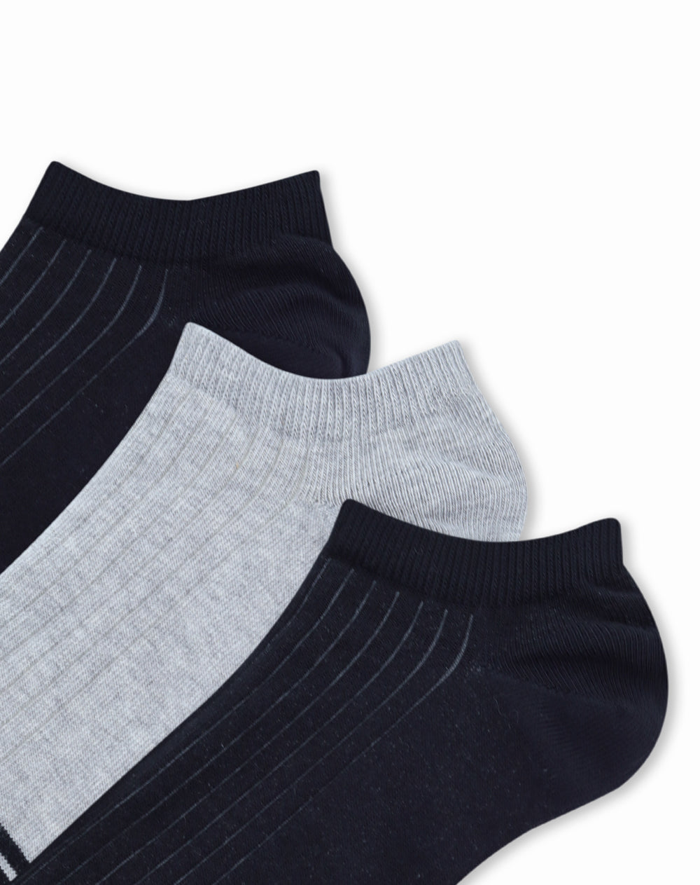 3 pares de medias tobilleras surtido