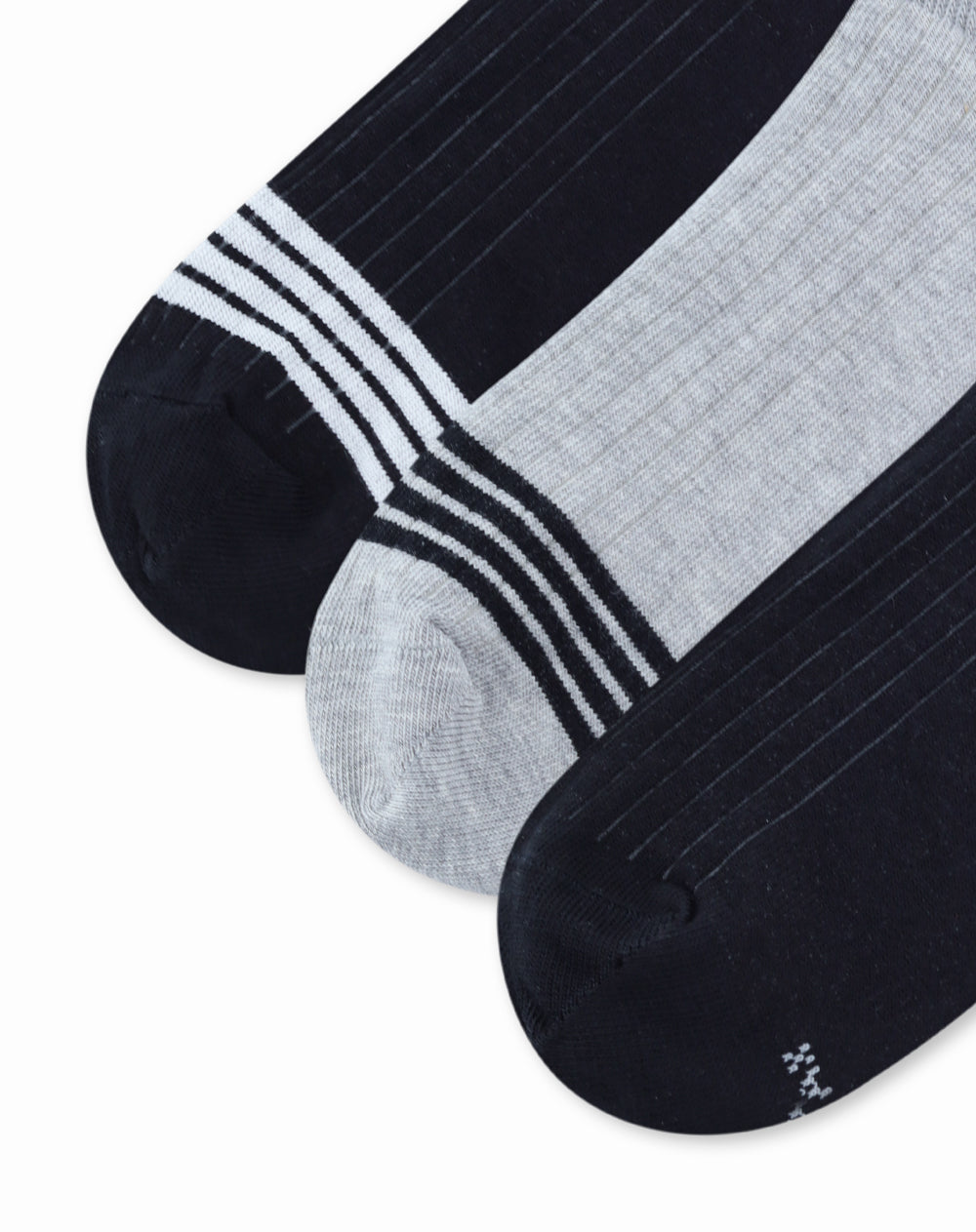 3 pares de medias tobilleras surtido