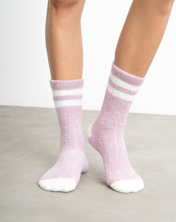 Medias  unisex largas calentadoras moradas antideslizantes