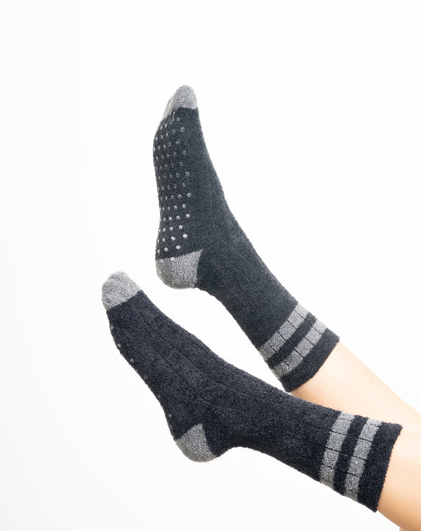 Medias  unisex largas calentadoras negras antideslizantes