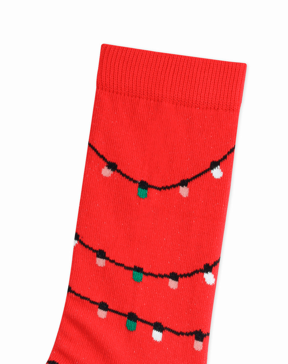 Medias  unisex largas navideñas rojas antideslizantes