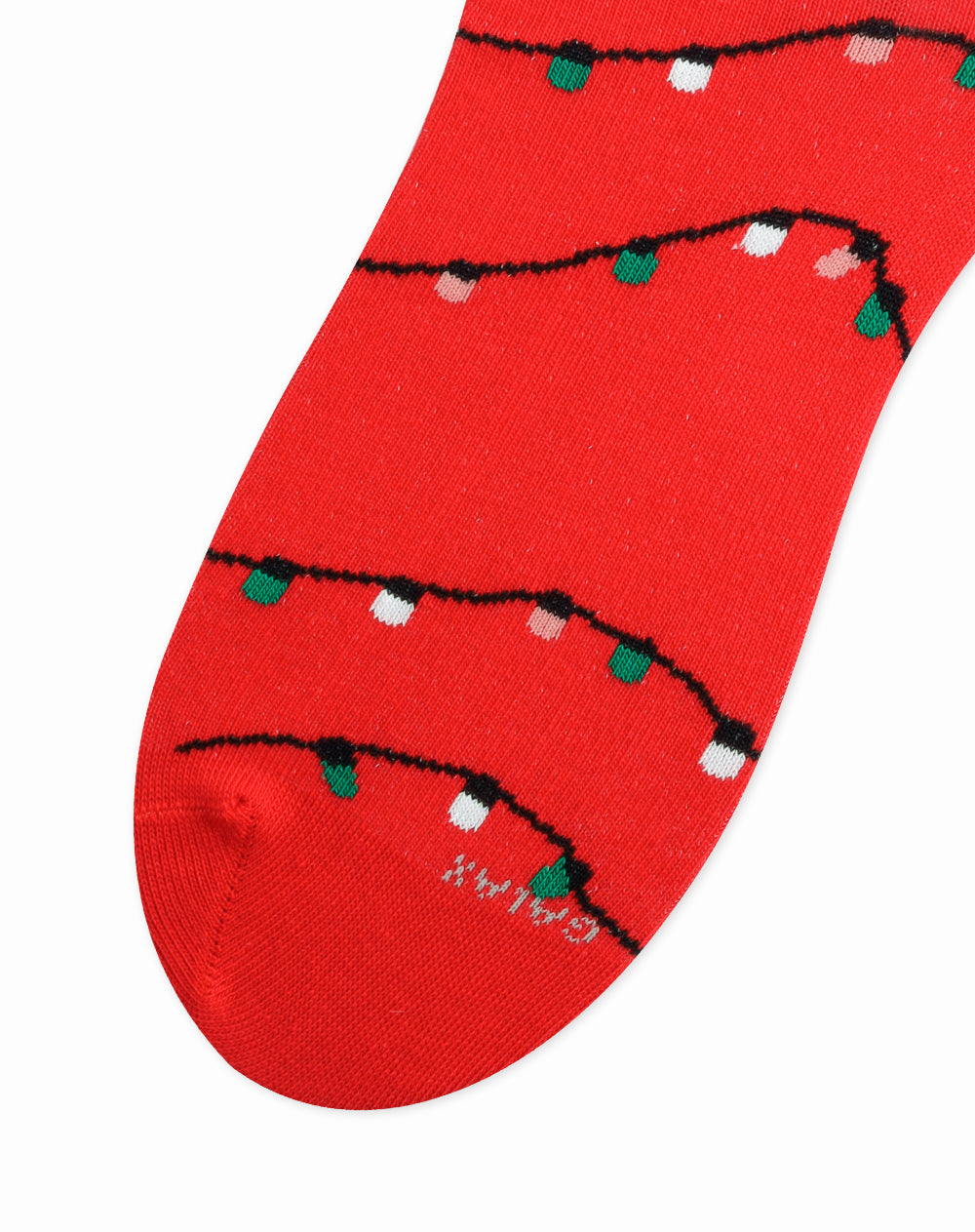 Medias  unisex largas navideñas rojas antideslizantes