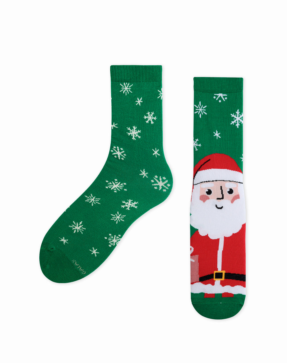 Medias  unisex largas navideñas verdes
