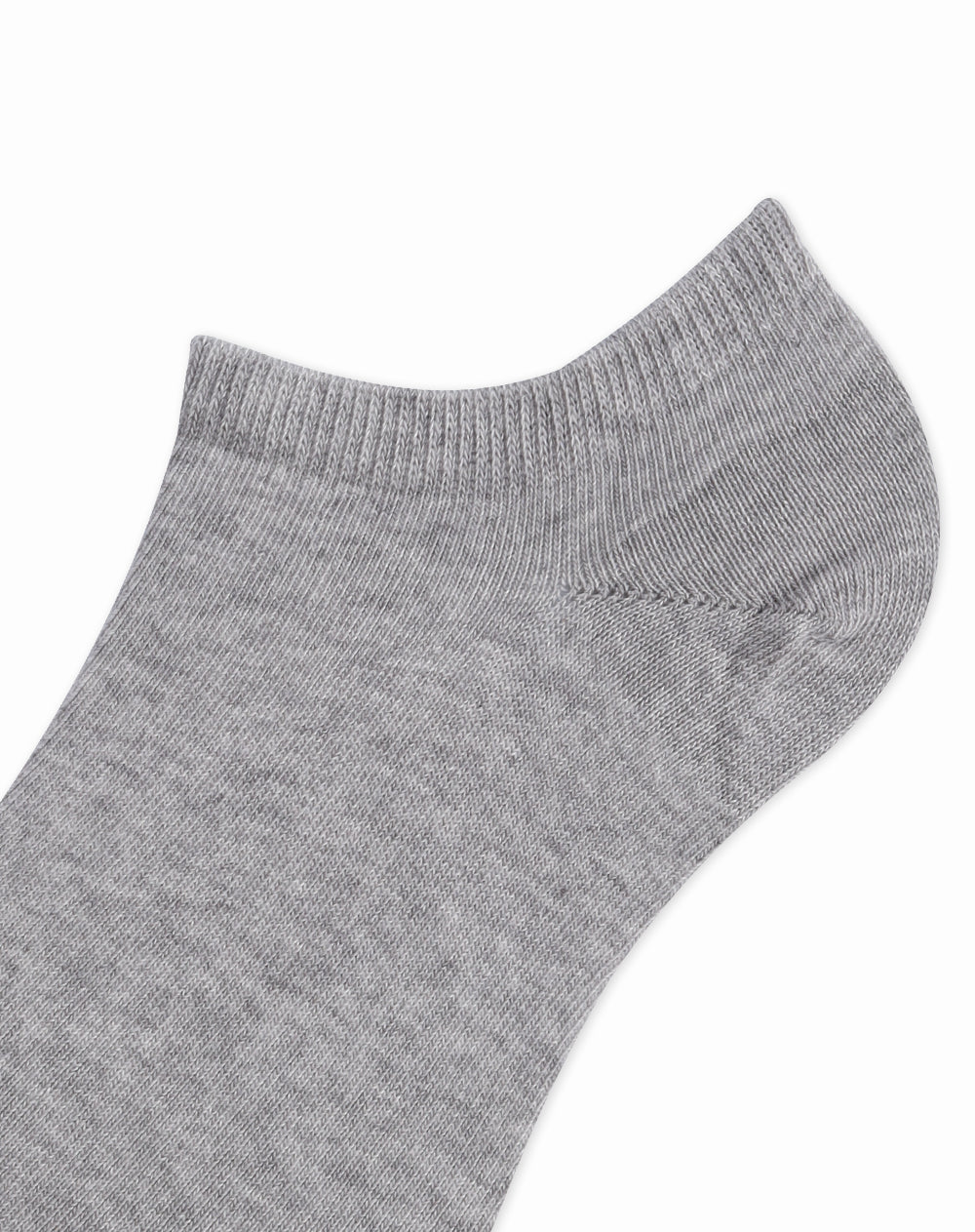Medias para hombre tobilleras cortas  gris jaspe con tortuga
