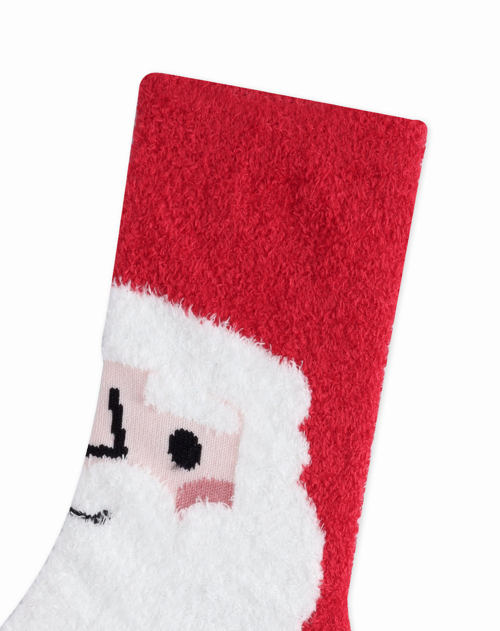 Medias  unisex largas calentadoras navideñas rojas antideslizantes