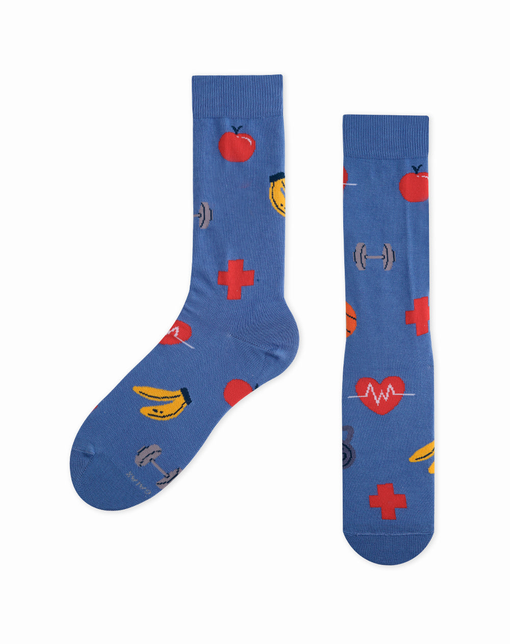 Medias  unisex largas empaque especial azules buena salud