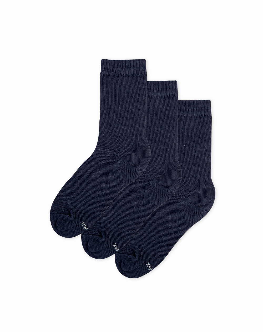 Medias para niñas largas paquete x3 unds azules