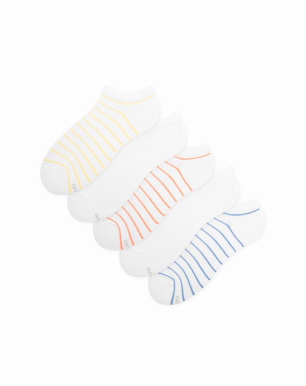 Medias para mujer tobilleras cortas pisada suave paquete x5 unds surtidas