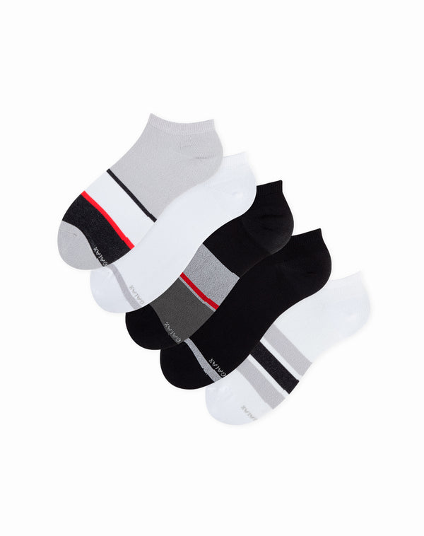 Medias para hombre tobilleras cortas paquete x5 unds surtidas