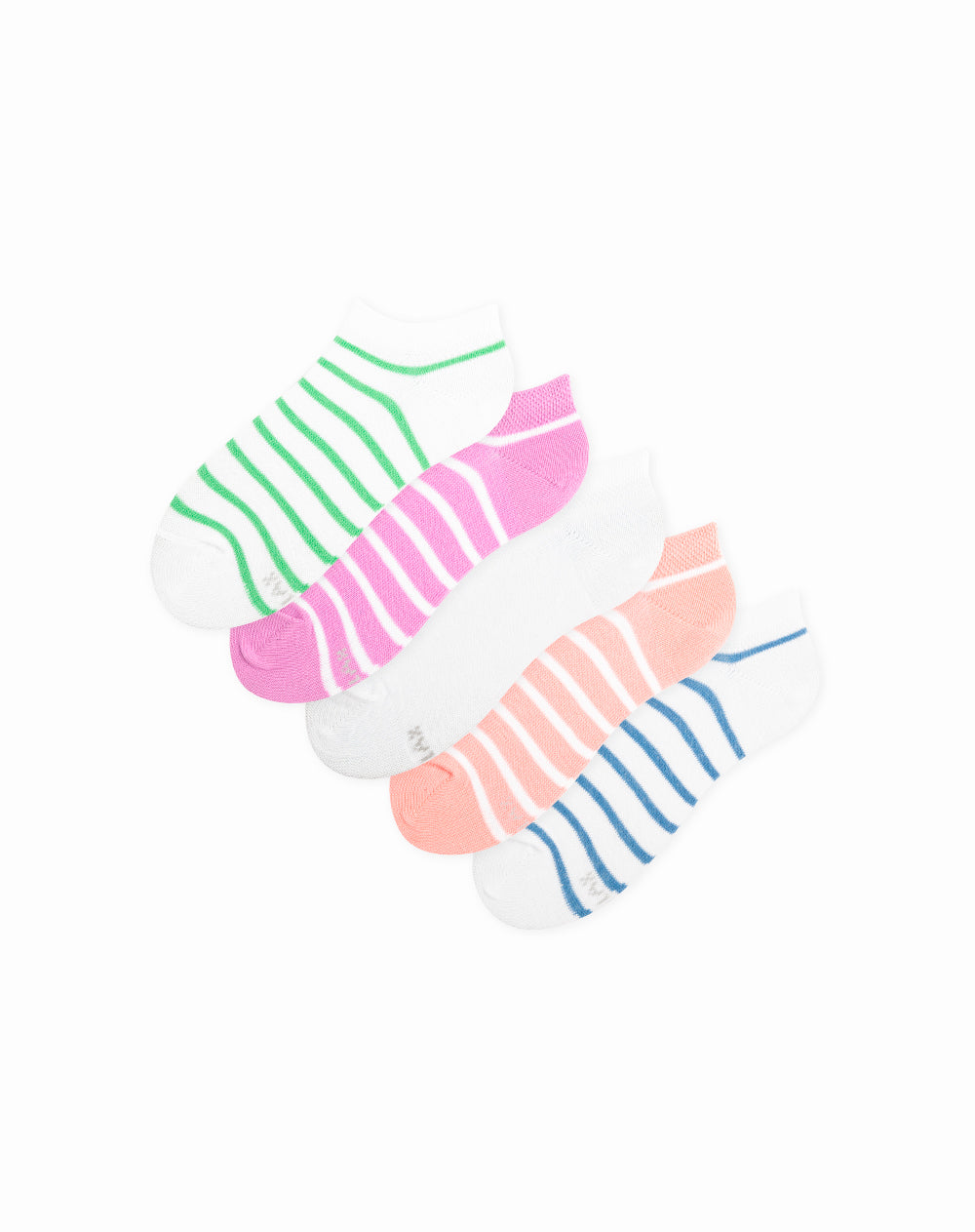 Medias para niñas tobilleras cortas paquete x5 unds surtidas