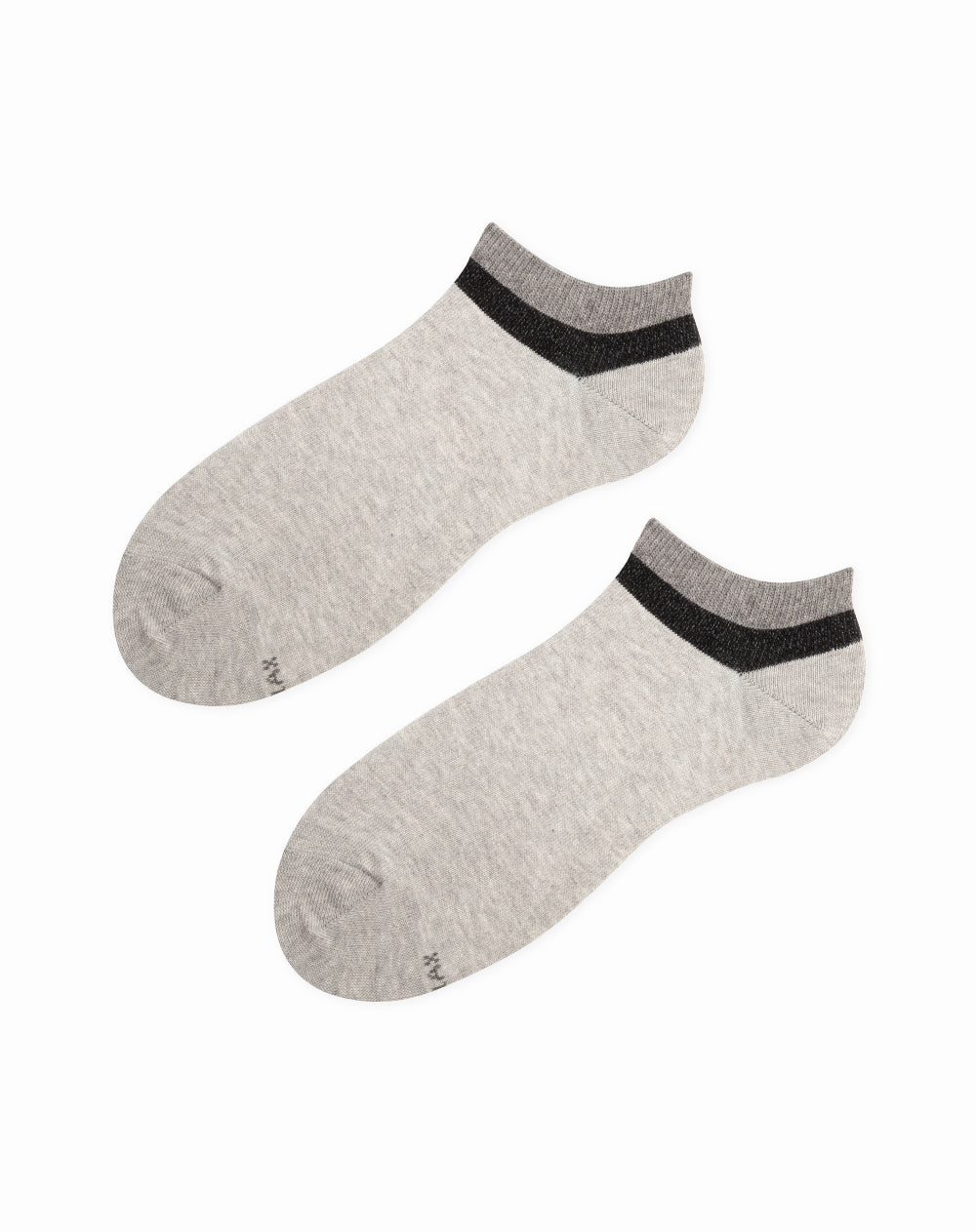 Medias para hombre tobilleras cortas  gris jaspe