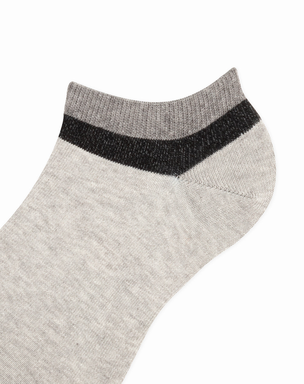 Medias para hombre tobilleras cortas  gris jaspe