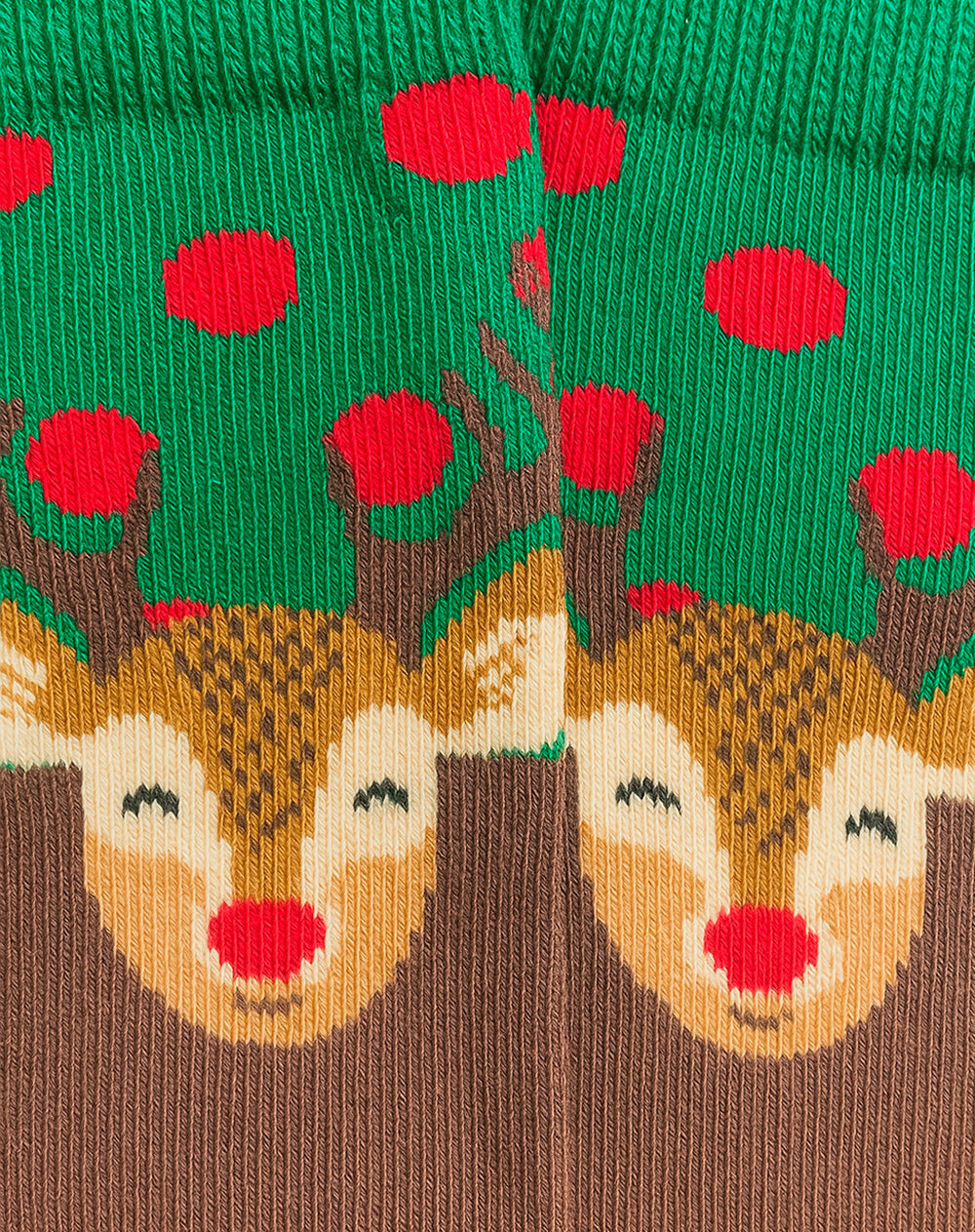 Medias bebé largas reno navidad