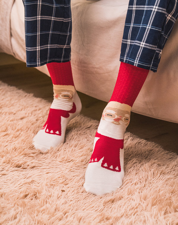 Medias unisex largas Papá Noel navidad
