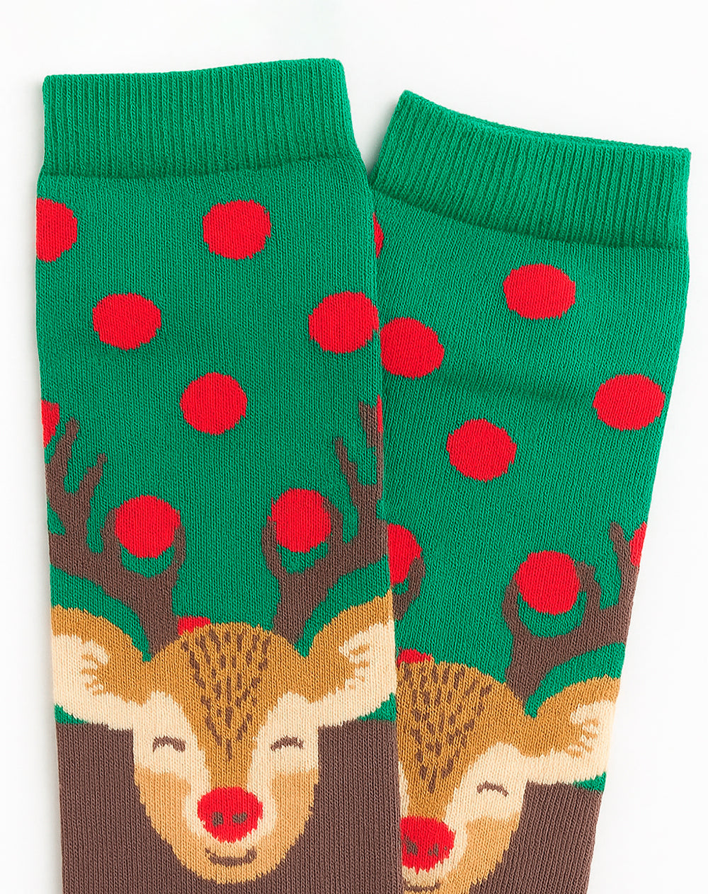 Medias unisex largas reno navidad