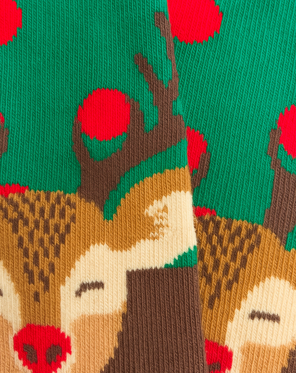 Medias unisex largas reno navidad