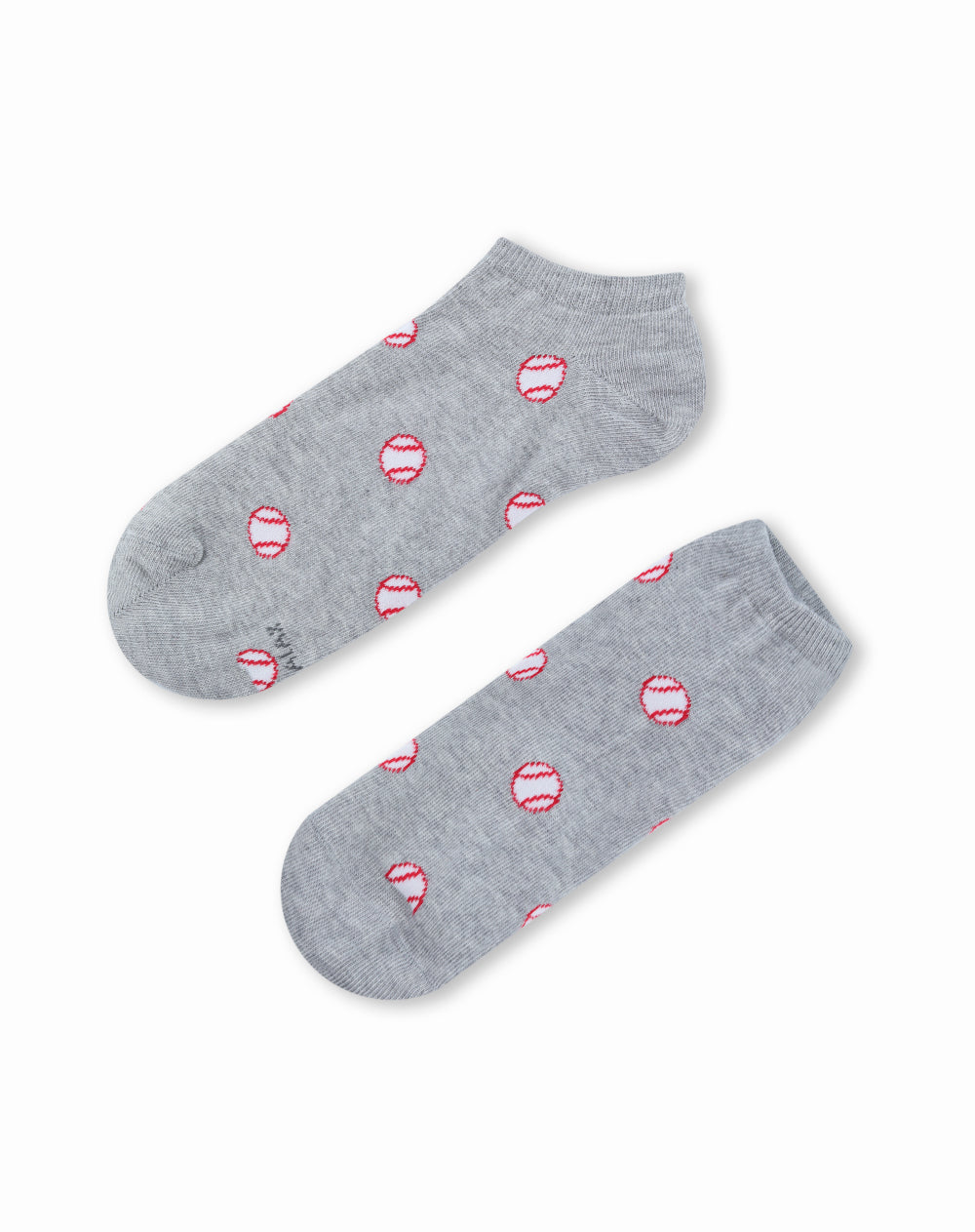 Medias tobilleras gris jaspe dibujo