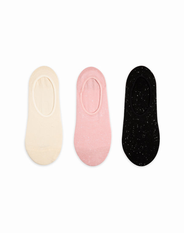 Medias para mujer tipo baleta paquete x3 unds surtidas