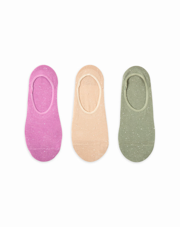 Medias para mujer tipo baleta paquete x3 unds surtidas
