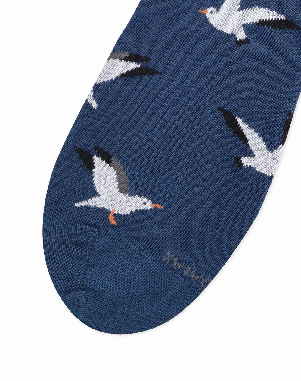 Medias para hombre largas  azules con gaviotas
