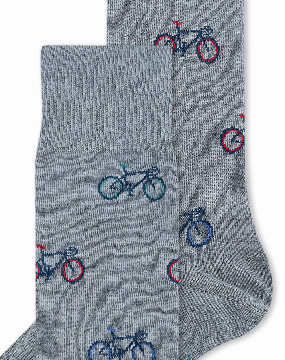 Medias hombre largas gris bicicleta | 10-12