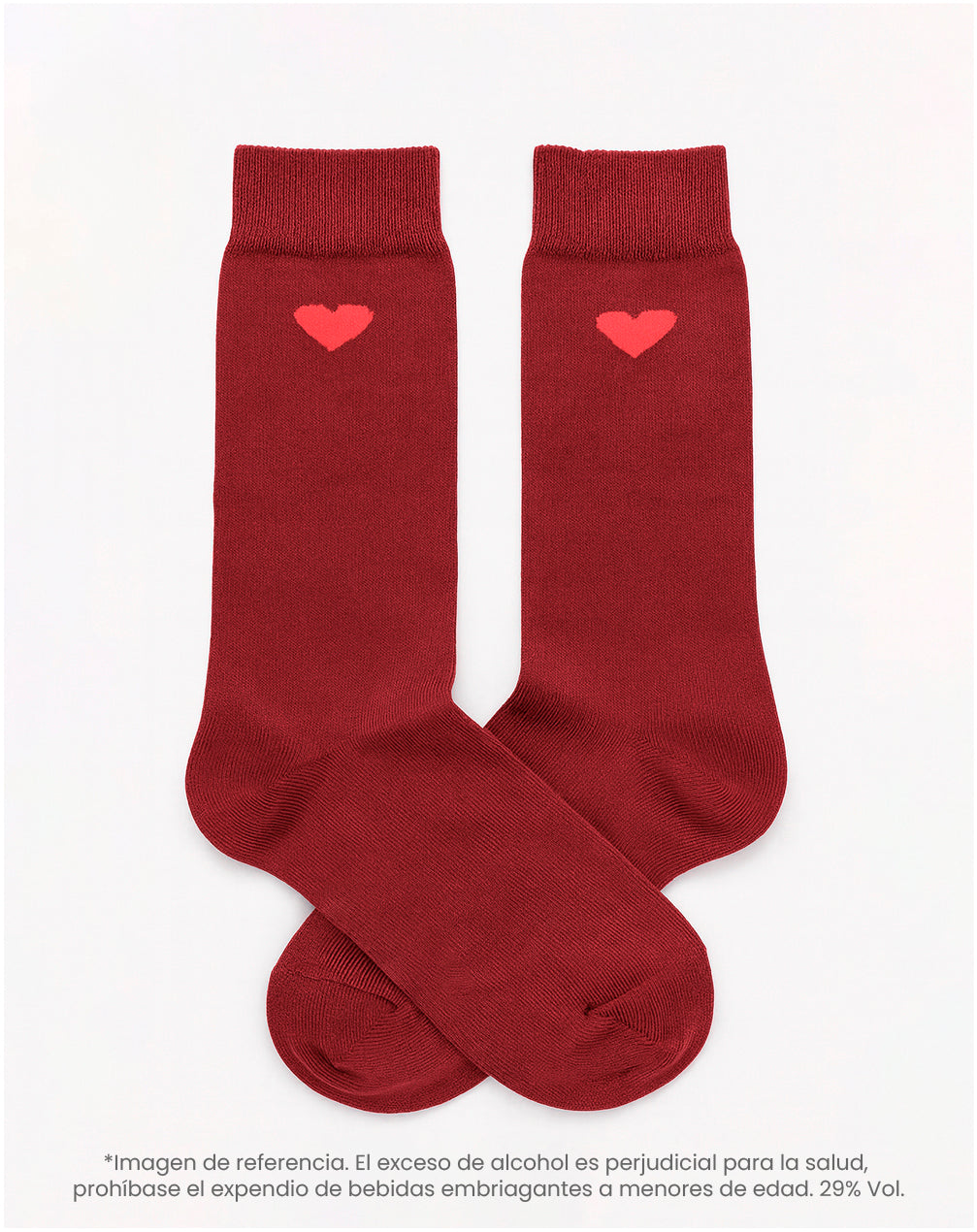 Medias largas rojas dibujo