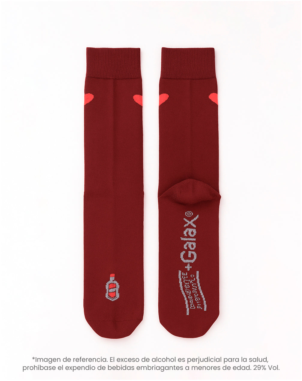 Medias largas rojas dibujo