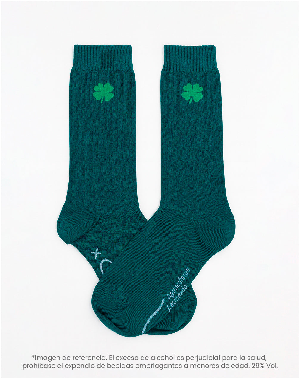 Medias largas verdes dibujo