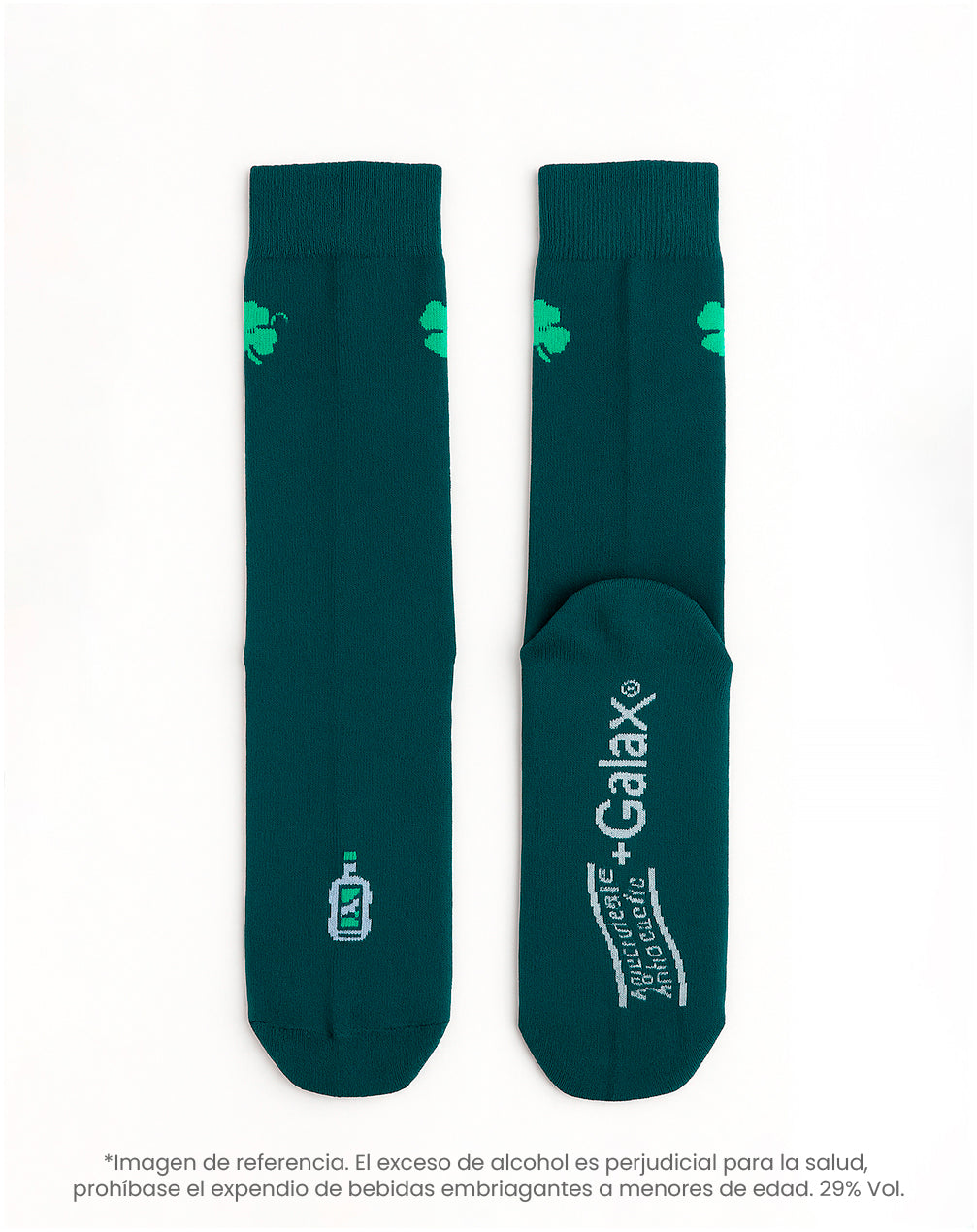 Medias largas verdes dibujo