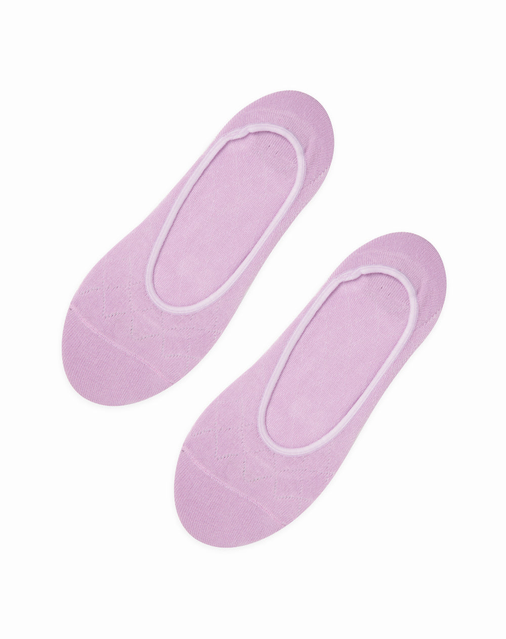 Medias para mujer tipo baleta  lila rombos