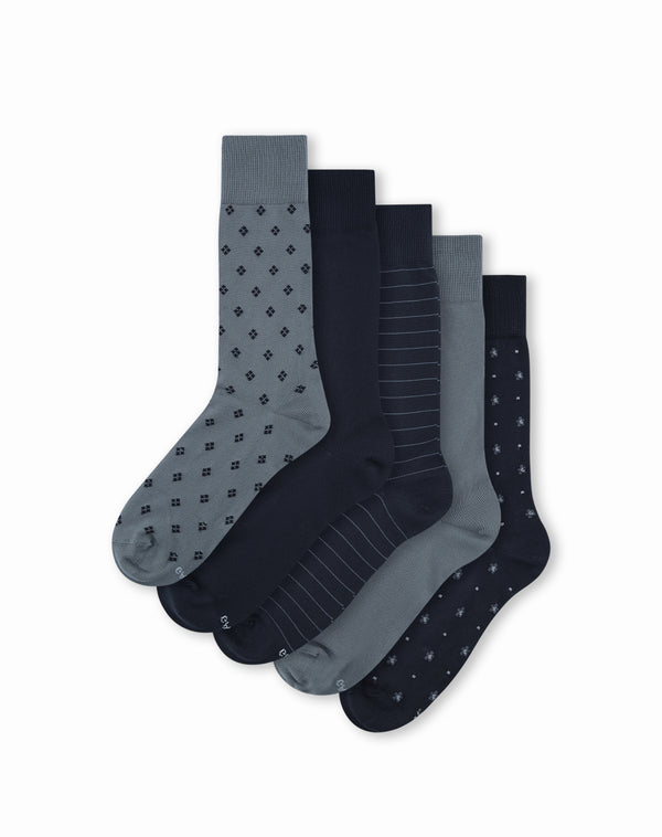Medias hombre largas pack x5 surtido | 10-12