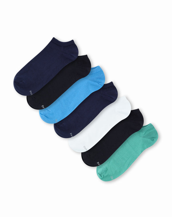 7 pares de medias tobilleras surtido