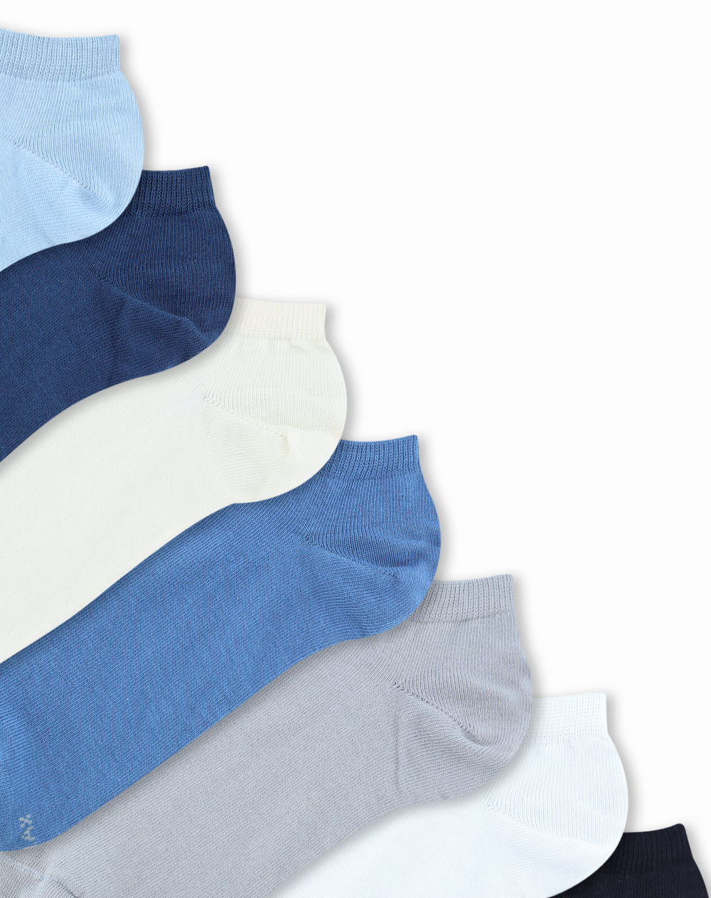 7 pares de medias tobilleras surtido