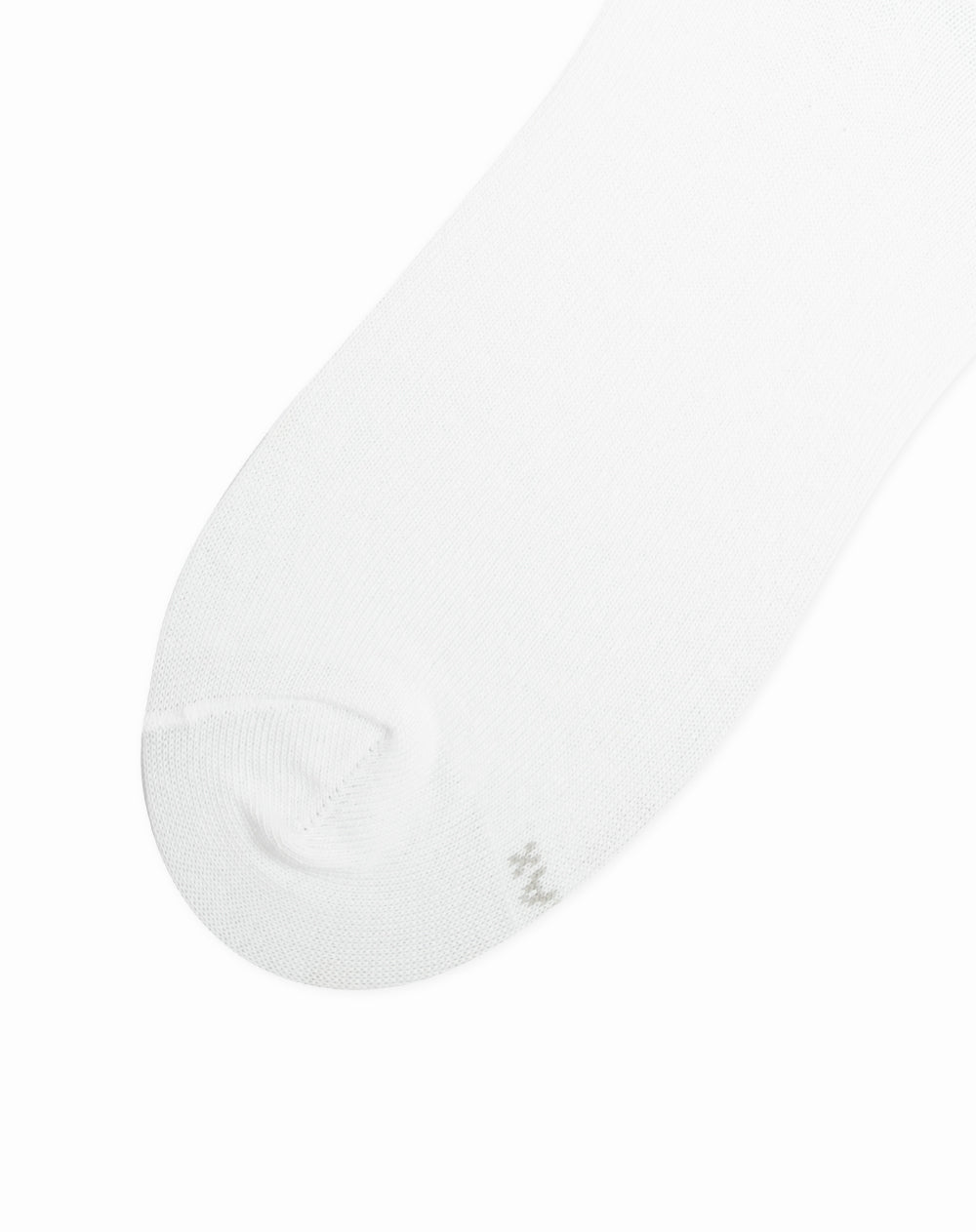 Medias para hombre tobilleras  blancas borde acanalado
